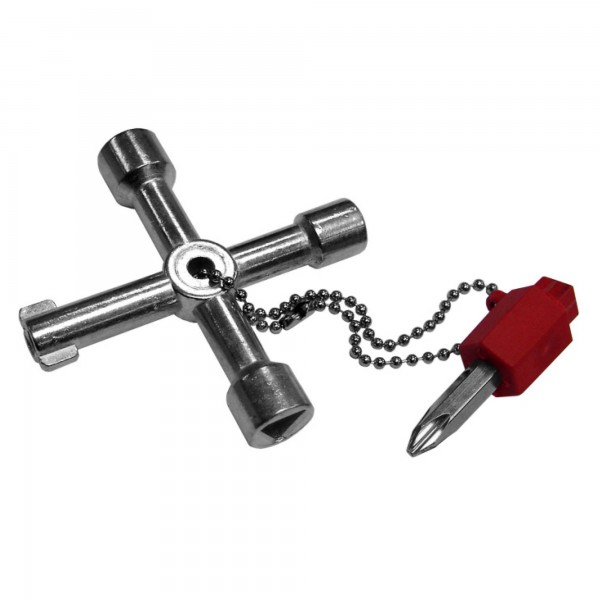 Llave cerradura armario handlock cruz