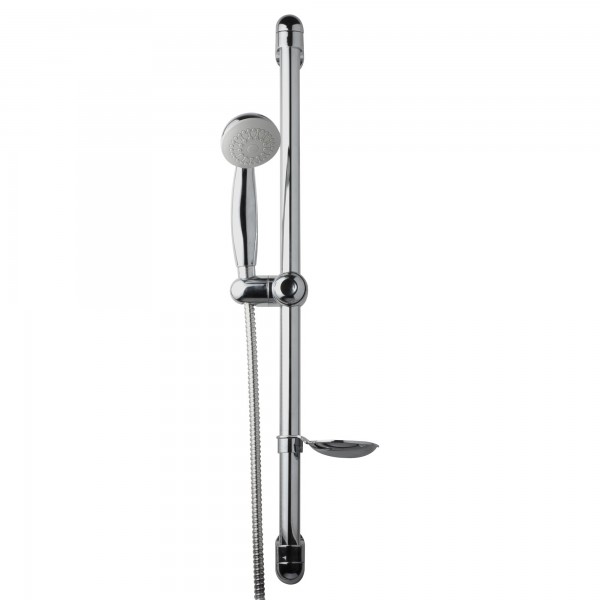 Barra baño crom.flexo y mango 1 posicion