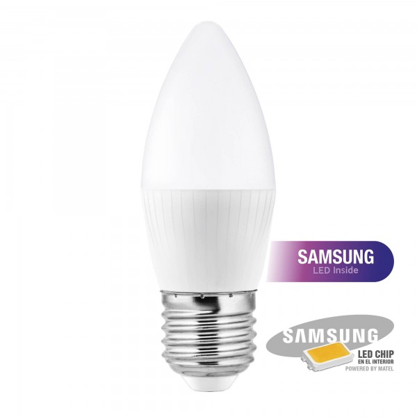 Bomb.led samsung vela e27 8w.calida (caja de 10 unidades)
