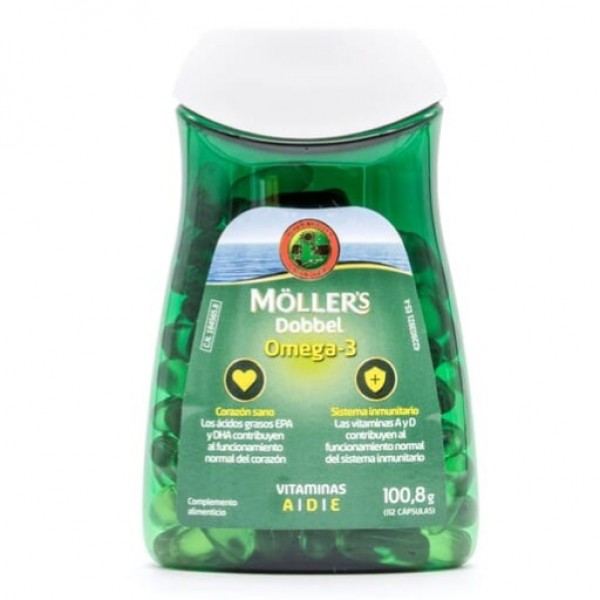 Mollers Dobbel Omega 3 112 Capsulas