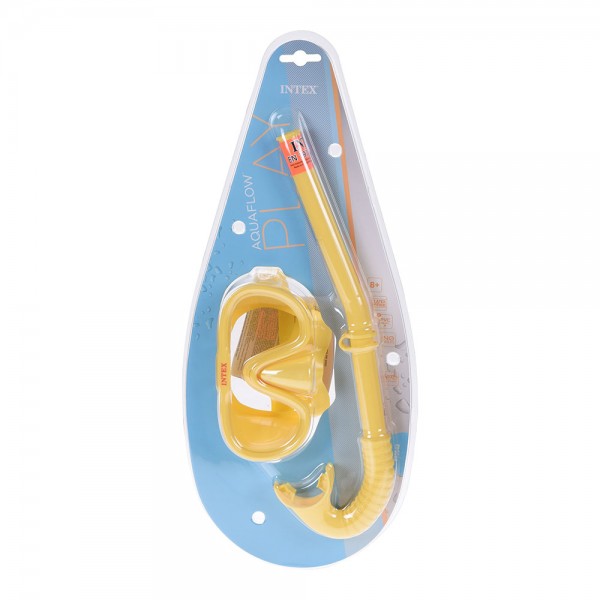 Gafas y tubo de buceo