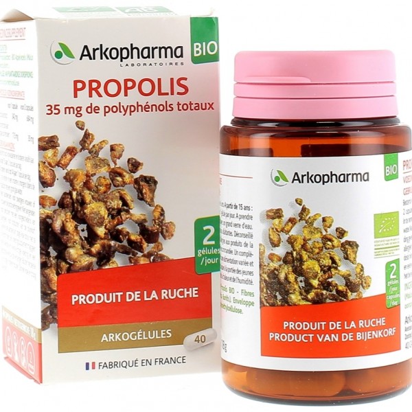 Arkopharma Arkocápsulas Própolis Bio 40 Cápsulas