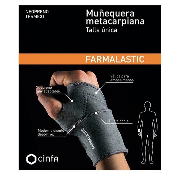 Farmalastic Muñequera Metacarpiana Talla Unica
