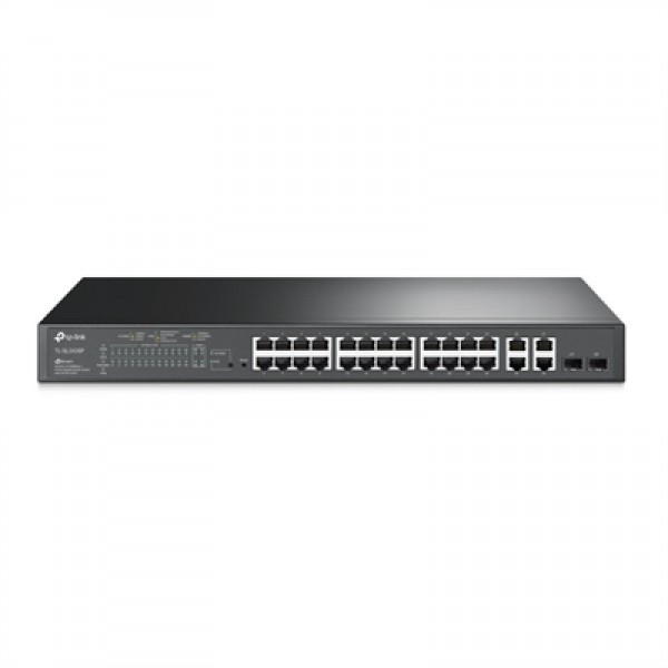 Tp-link sl2428p switch 24x10/100mbps poe+ 4xgb