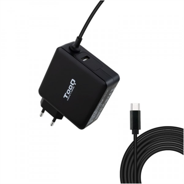Tooq cargador portátil conector usb-c 90w