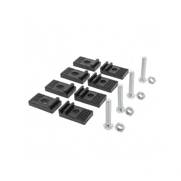 Juego de 2 Guardabarros Incluye Kit Instalación Color Negro con Reflectantes