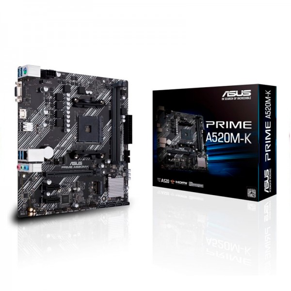 Asus placa base prime a520m-k  matx am4