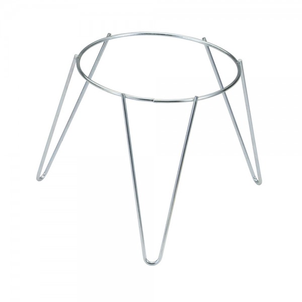 Soporte para macetero con pie zincado 18cm sv03065 sauvic (pack 2 unidades)