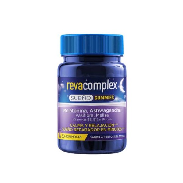 Revacomplex Sueño Gummies 30 Gominolas Sabor Frutas Del Bosque