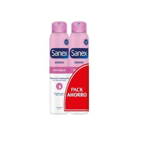 Sanex desodorante invisible spray 2 x 200ml