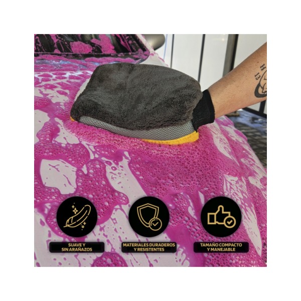 Guante de Lavado de Microfibra Billionaire Cuida la Carrocería Sin Arañazos 26 x18 cm