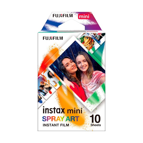 Fujifilm instant film mini spray art / película fotográfica instantánea (10 hojas)
