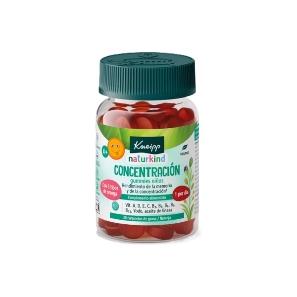 Kneipp Gummies Niños Concentracion 30 Caramelos 