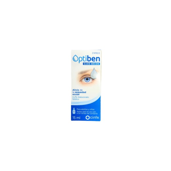 Optiben Ojos Secos Gotas 15ml