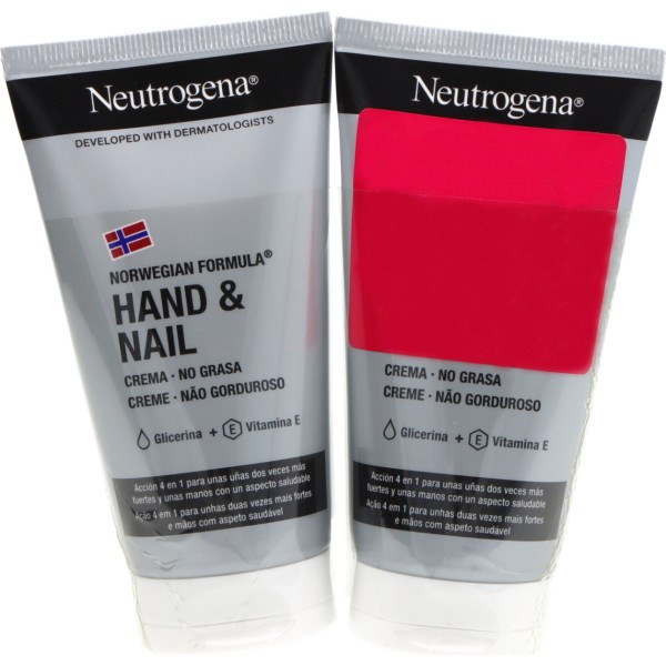 Neutrogena Crema de Manos y Uñas 2x75ml Promo