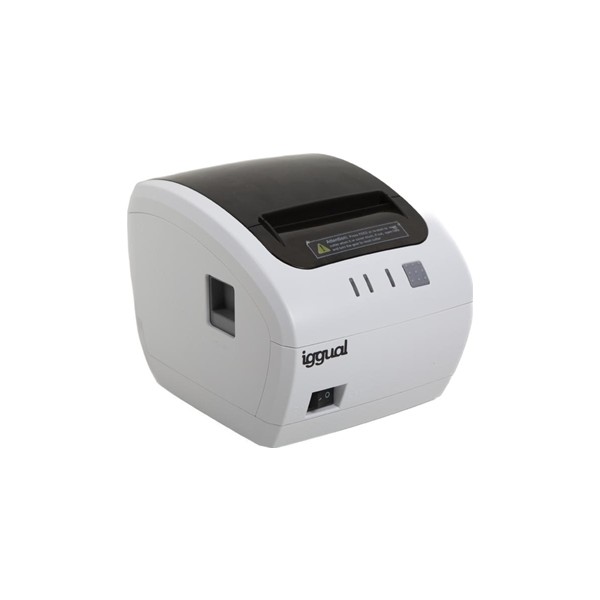 Iggual impresora térmica tp easy 80w usb+rj11 blan