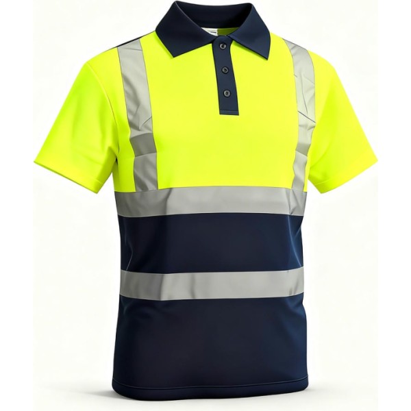 Polo reflectante m/corta t. xl