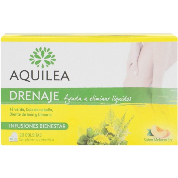 Aquilea te verde drenaje infusión bienenestar 20 bolsitas 1un