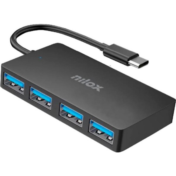 Nilox docking station usb-c / 4 puertos usb 3.2