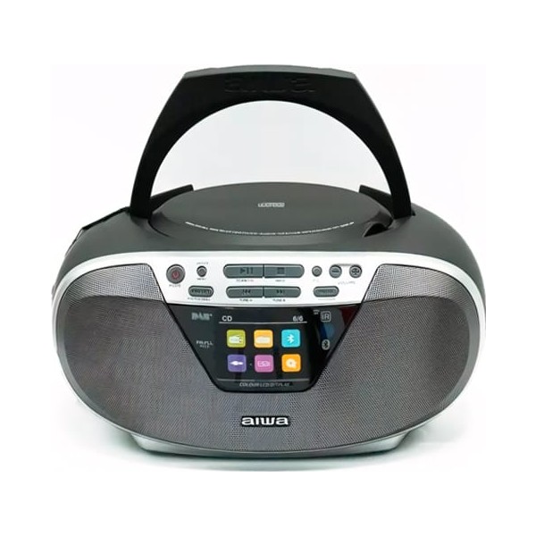 Aiwa bbtu-500dab silver / radio cd portátil