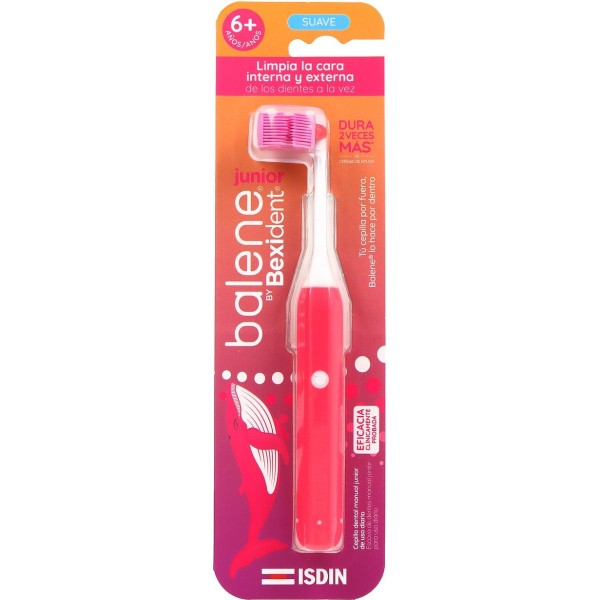 Cepillo Dental Infantil Balene Junior By Bexident Suave +6 Años Fucsia 
