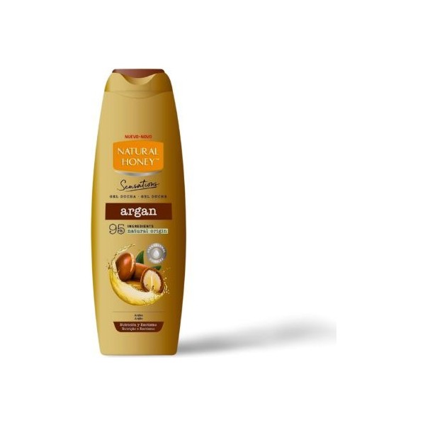 Natural honey gel de ducha argan 650ml