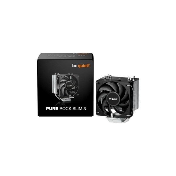 Be quiet! ventilador pure rock slim 3 10 cm plata