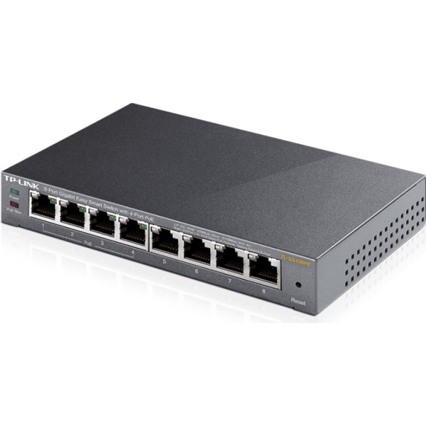 Tp-link tl-sg108pe switch 8xgb 4xgb poe
