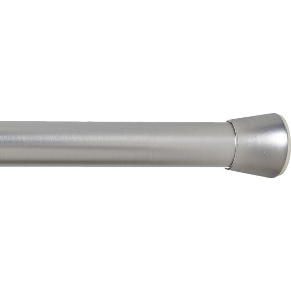 Barra extensible multiuso a presión sin taladro, plata, ø2,8 - 2,5 x 70 - 120 cm